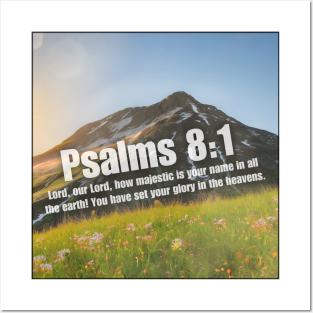 Psalms 8:1 Posters and Art